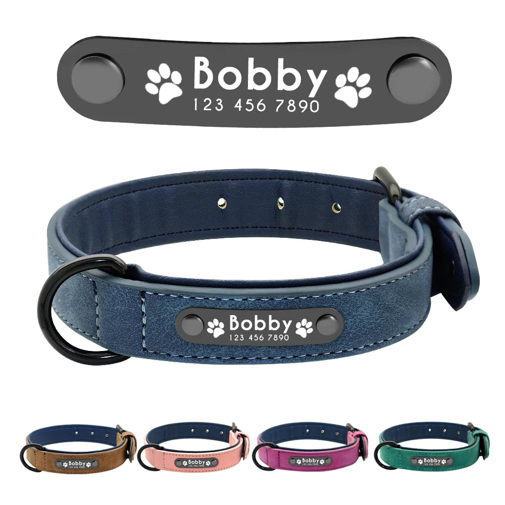 Fellkönige - Personalisiertes Hundehalsband aus Leder