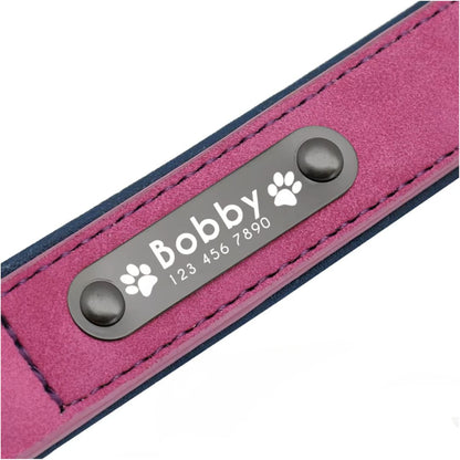 Fellkönige - Personalisiertes Hundehalsband aus Leder